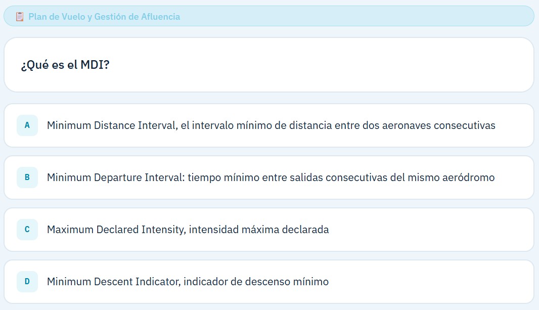 Pregunta de temario en ControlPrep